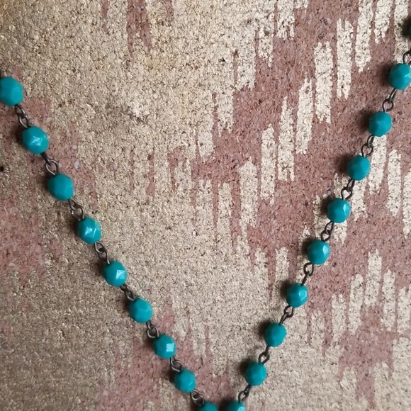 Pewter rosary vintage necklace - Picture 6 of 6